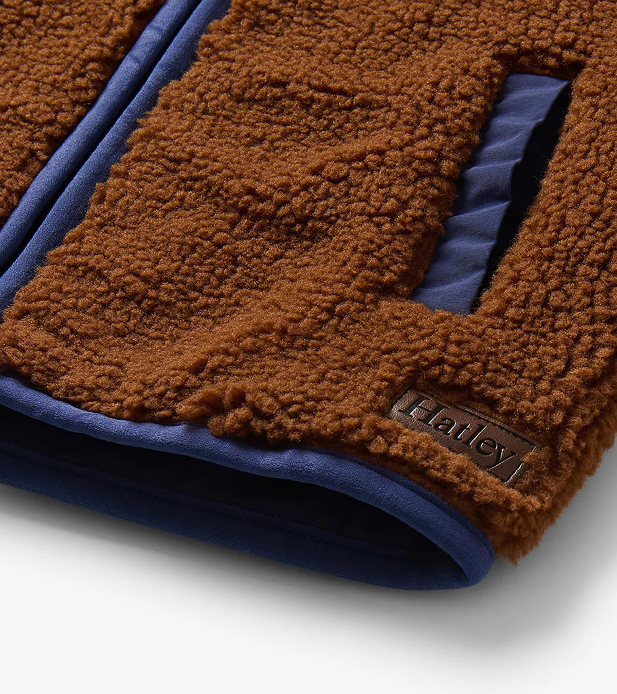 Tortoise Shell Faux Sherpa Vest