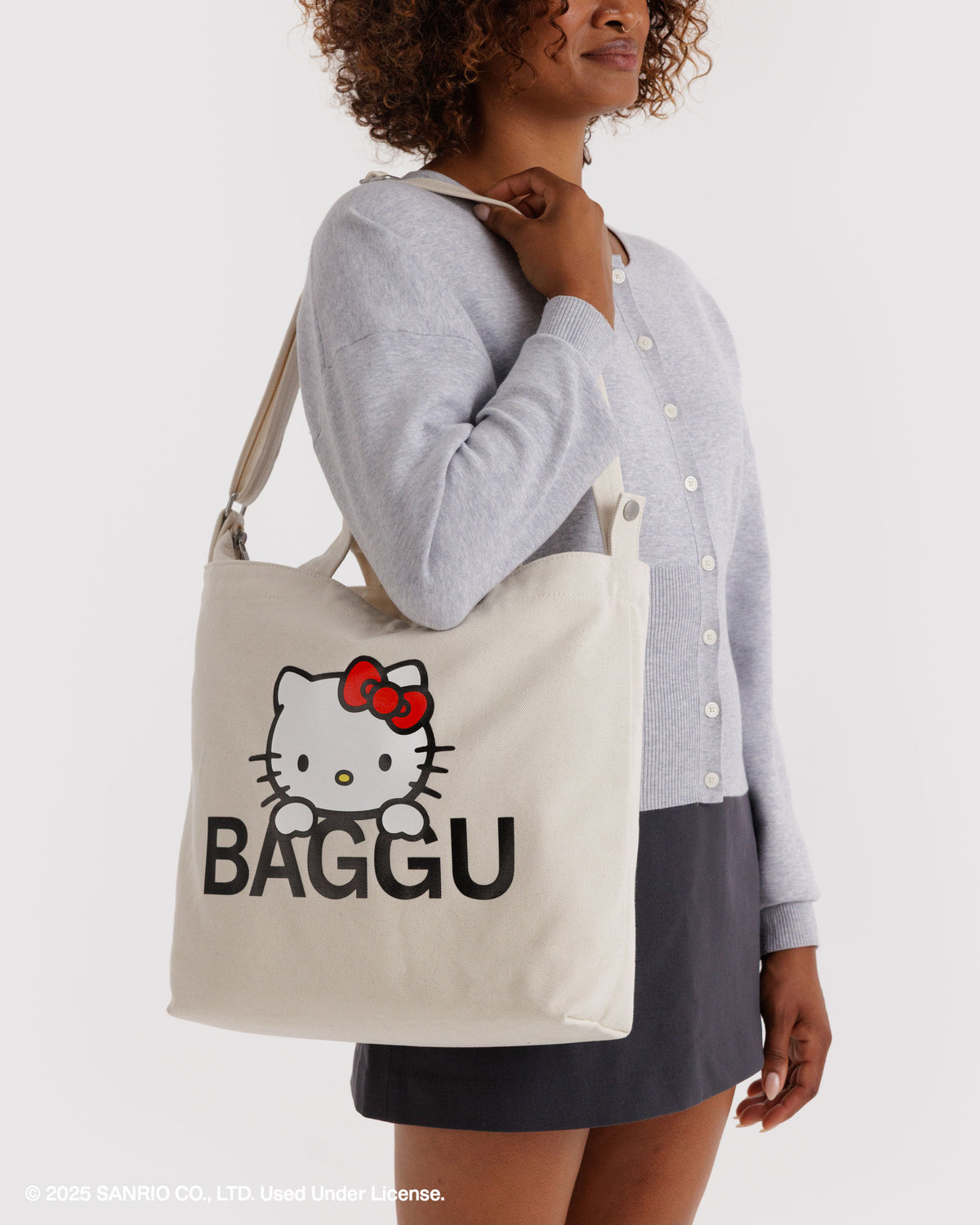 Horizontal Zip Duck Bag - Hello Kitty