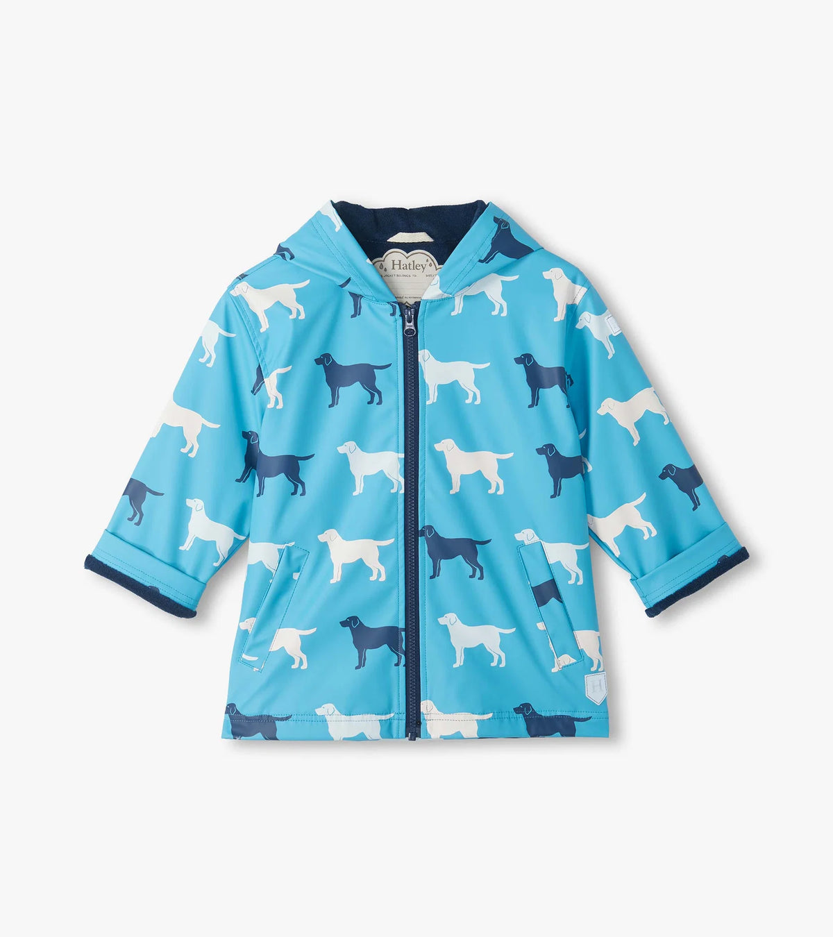 Dog Silhouette Color Changing Raincoat