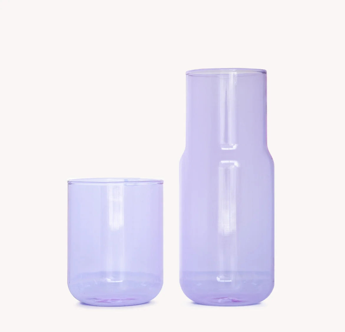 Tinted Glass Carafe (three colors)
