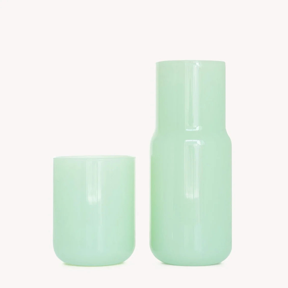 Tinted Glass Carafe (three colors)