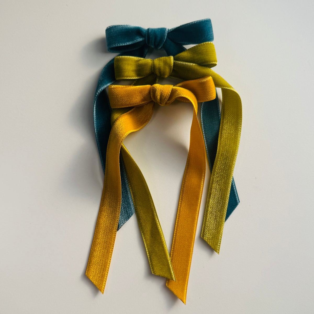 Velvet Hair Bows - Several Colors