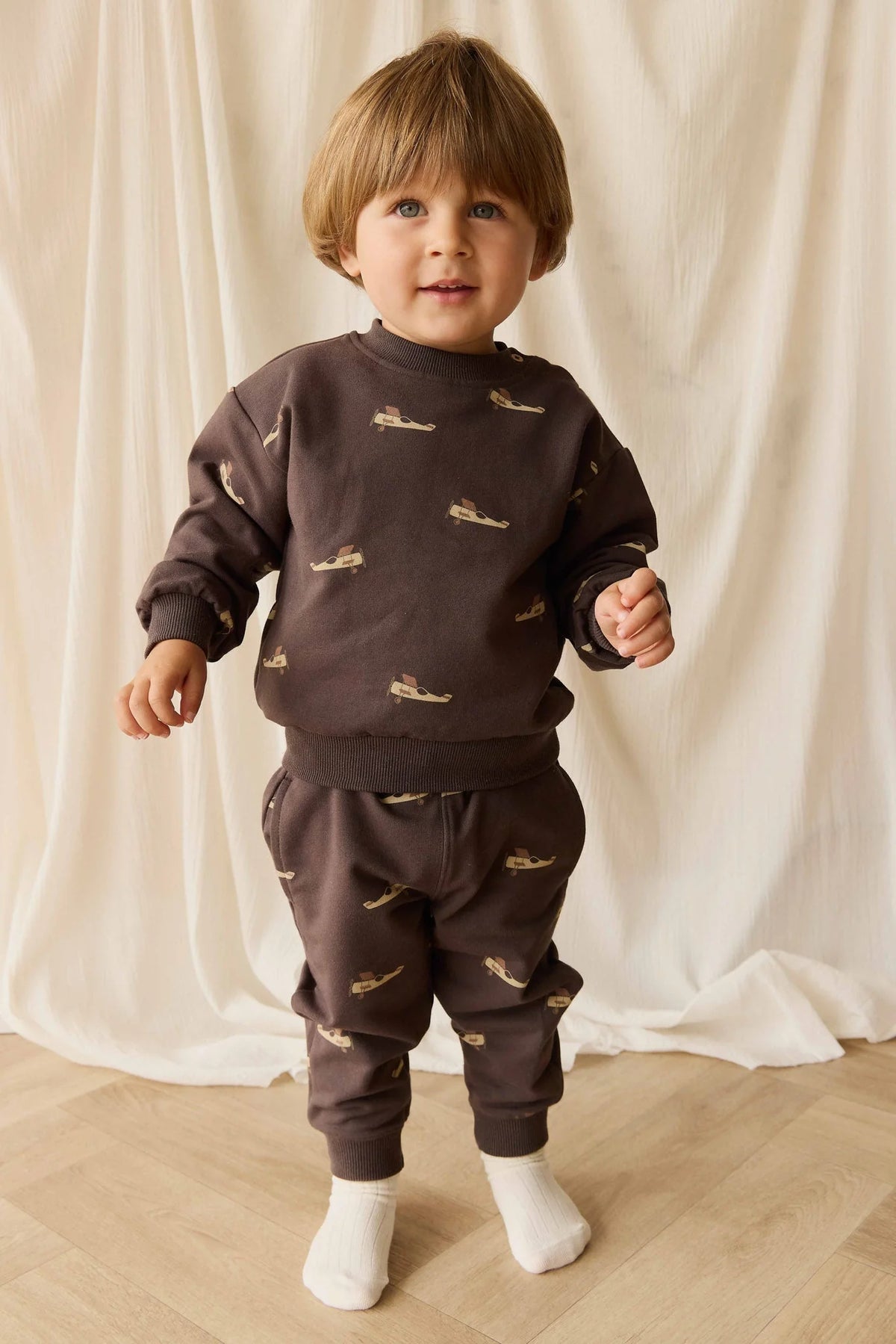 Organic Cotton Pilot Plane Track Pant
