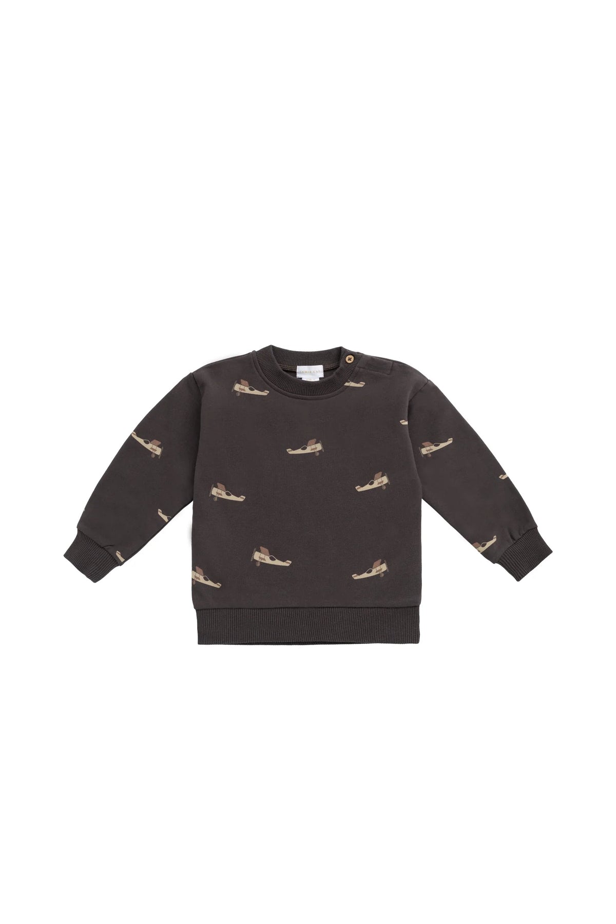 Organic Cotton Sweatshirt - Pilot Planes