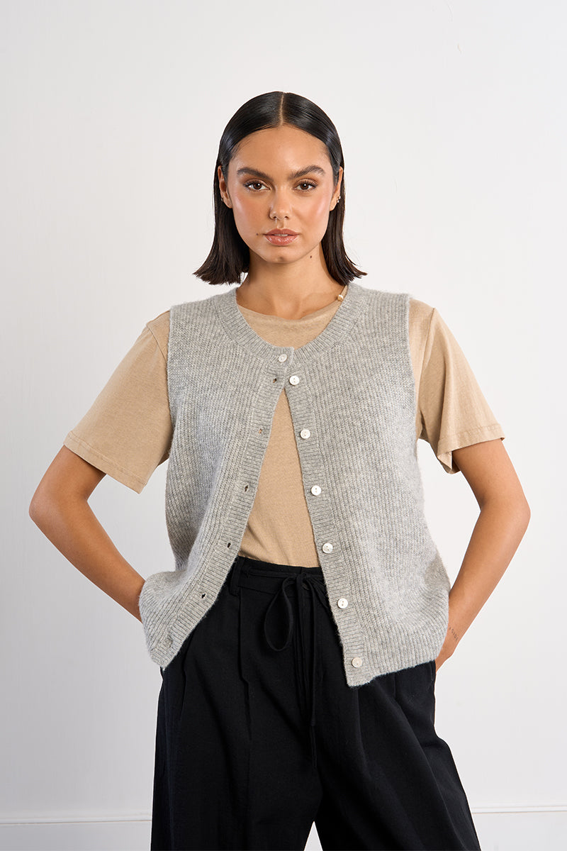 Sweater Vest - Grey