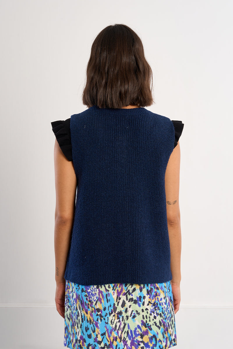 Sweater Vest - Navy