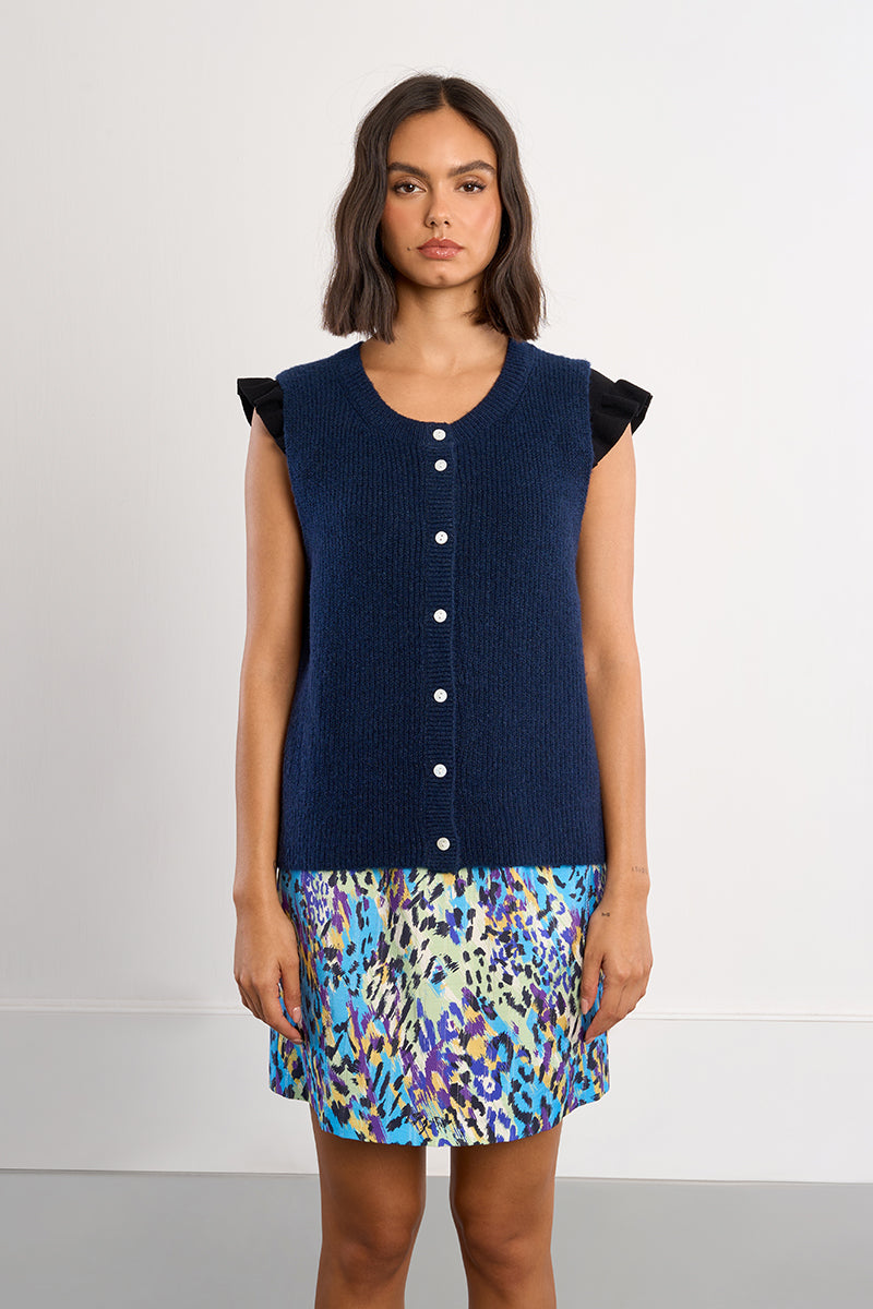 Sweater Vest - Navy