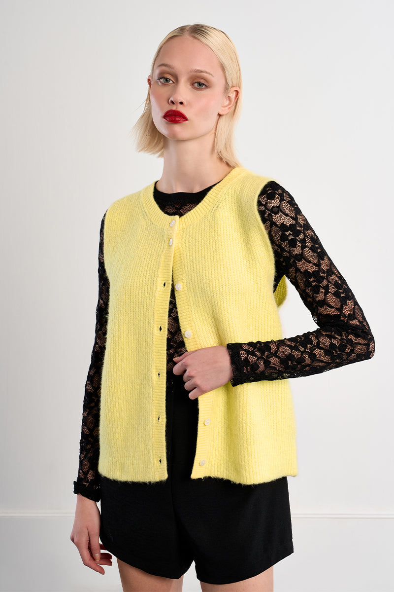 Sweater Vest - Yellow