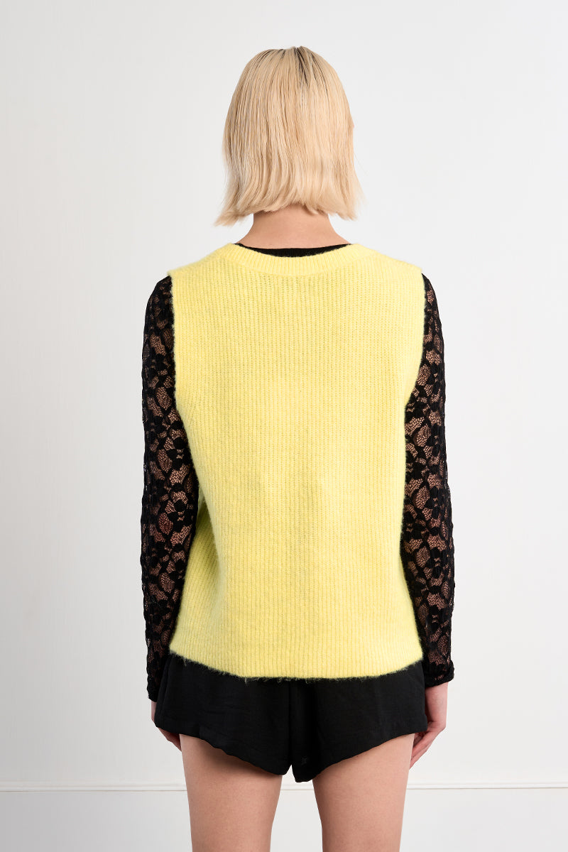 Sweater Vest - Yellow