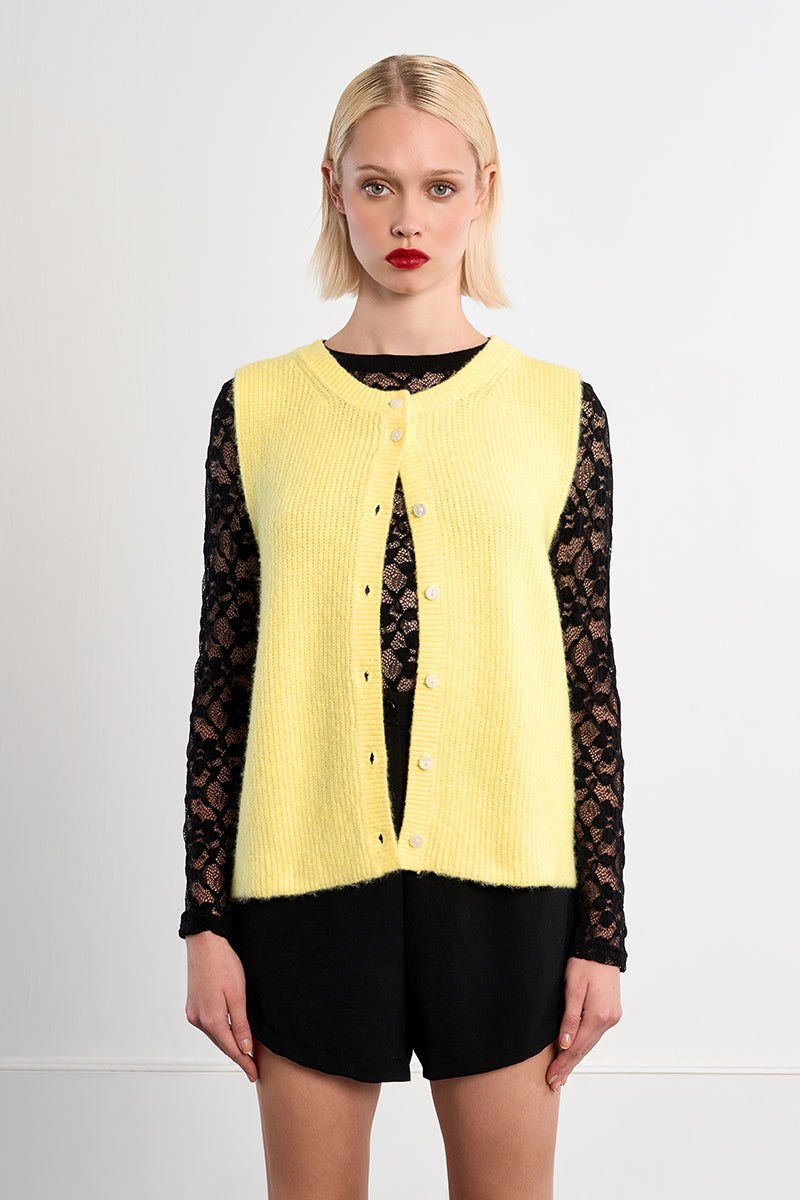 Sweater Vest - Yellow