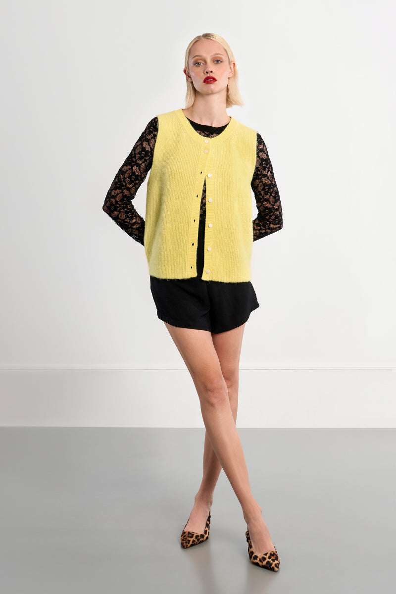Sweater Vest - Yellow