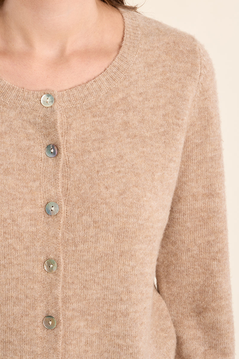 Classic Cardigan - Tan