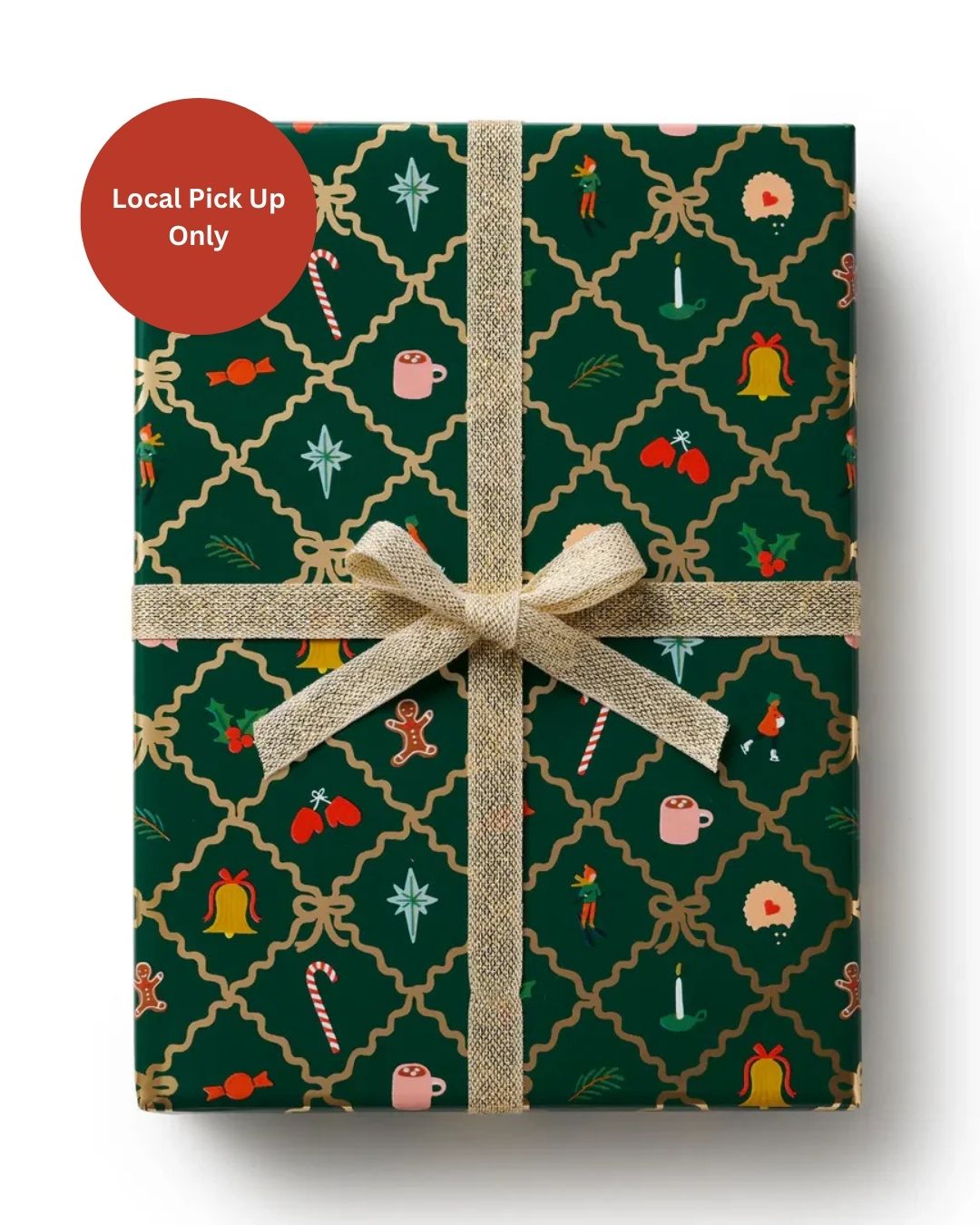 Holiday Argyle Continuous Wrapping Roll