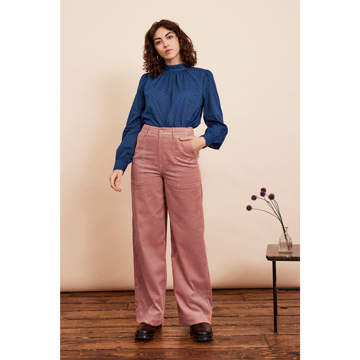 Nora Trouser - Dusty Pink
