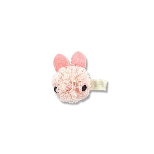 Pom Pom Bunny Clip - two colors