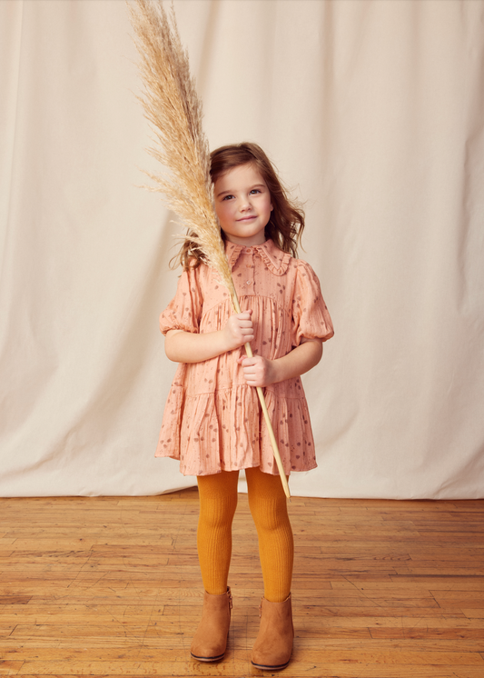 Marguerite Dress - Acorn Dusty Pink