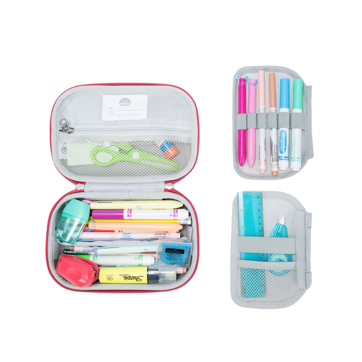 Arden Pencil Case - Blue Color Block