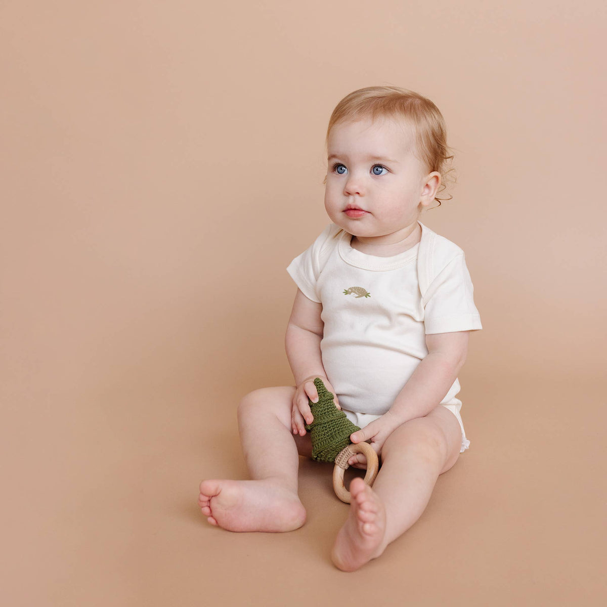 Teether Tree Crochet Rattle