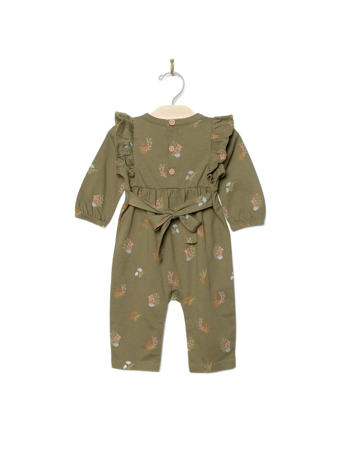 Long Flutter Romper- Lichen Mushrooms