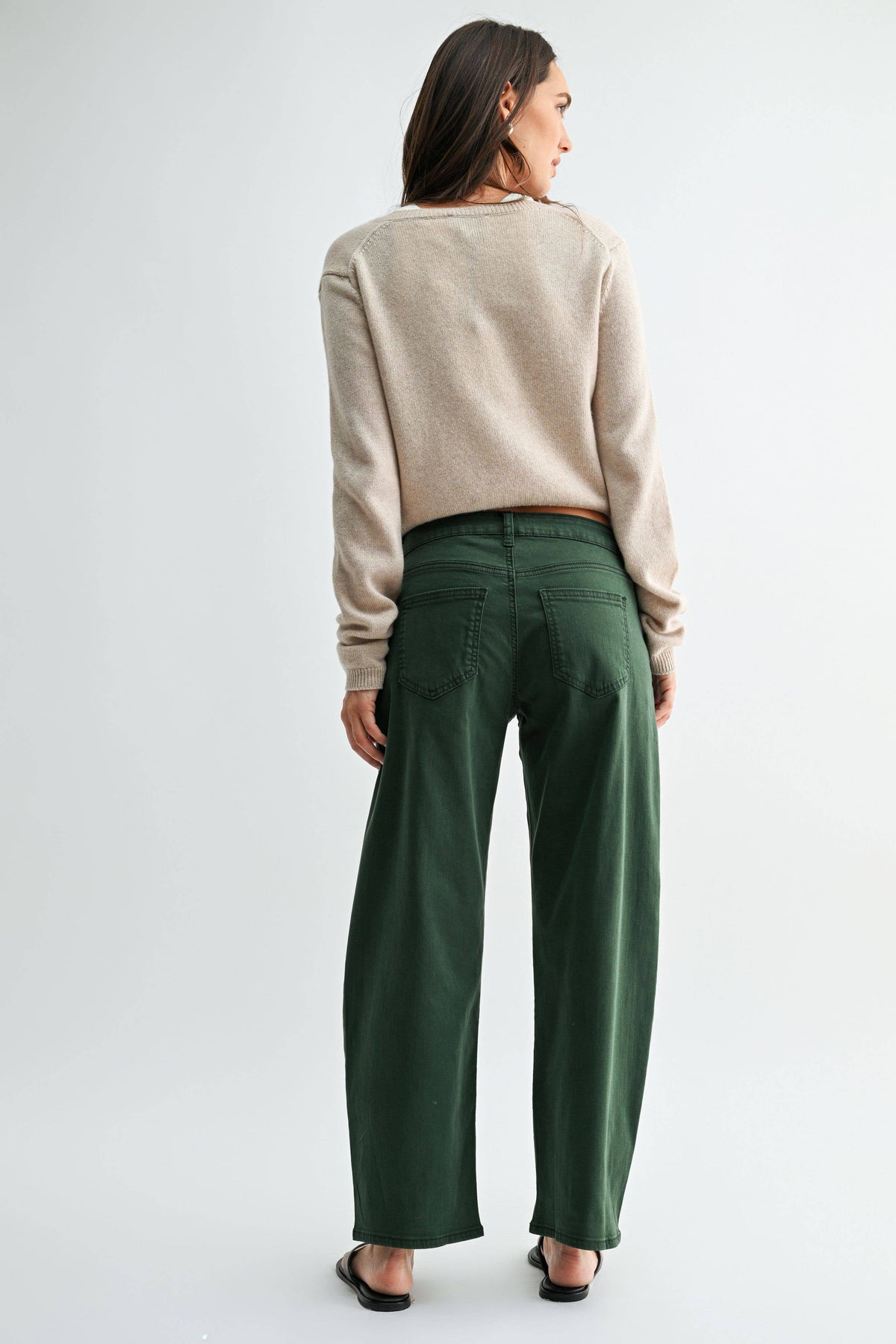 Stretch Twill Comfort Barrel - DARK OLIVE