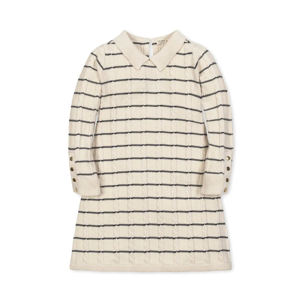 Organic Peter Pan Collar Sweater Dress