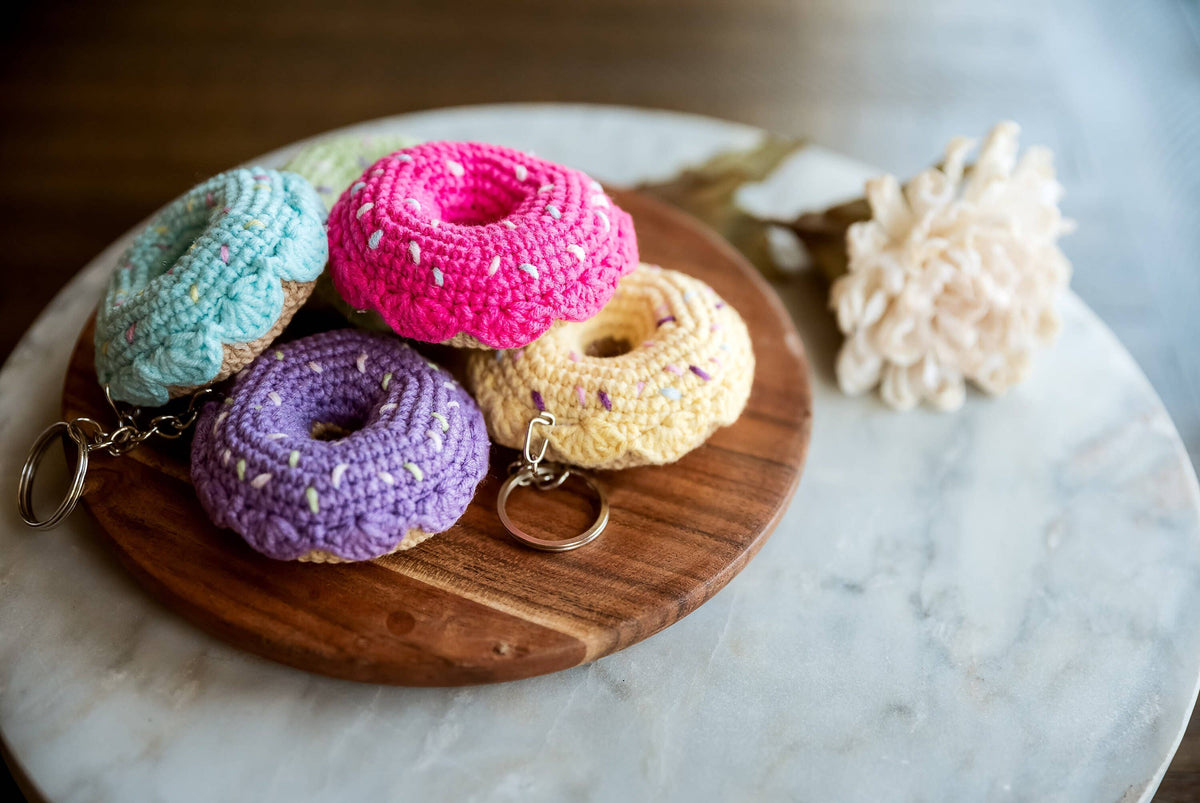 Donut Keychain/Zipper Pull