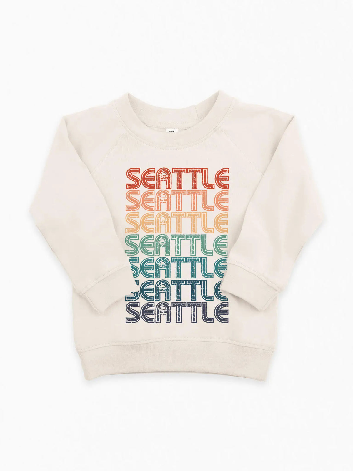 Retro Repeat Rainbow Pullover - Seattle