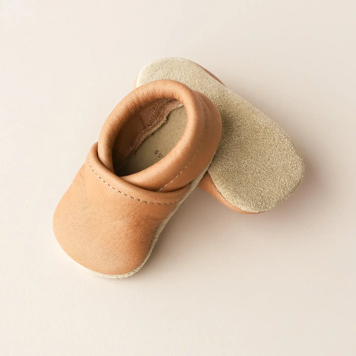 Baby Shoes in Caramel
