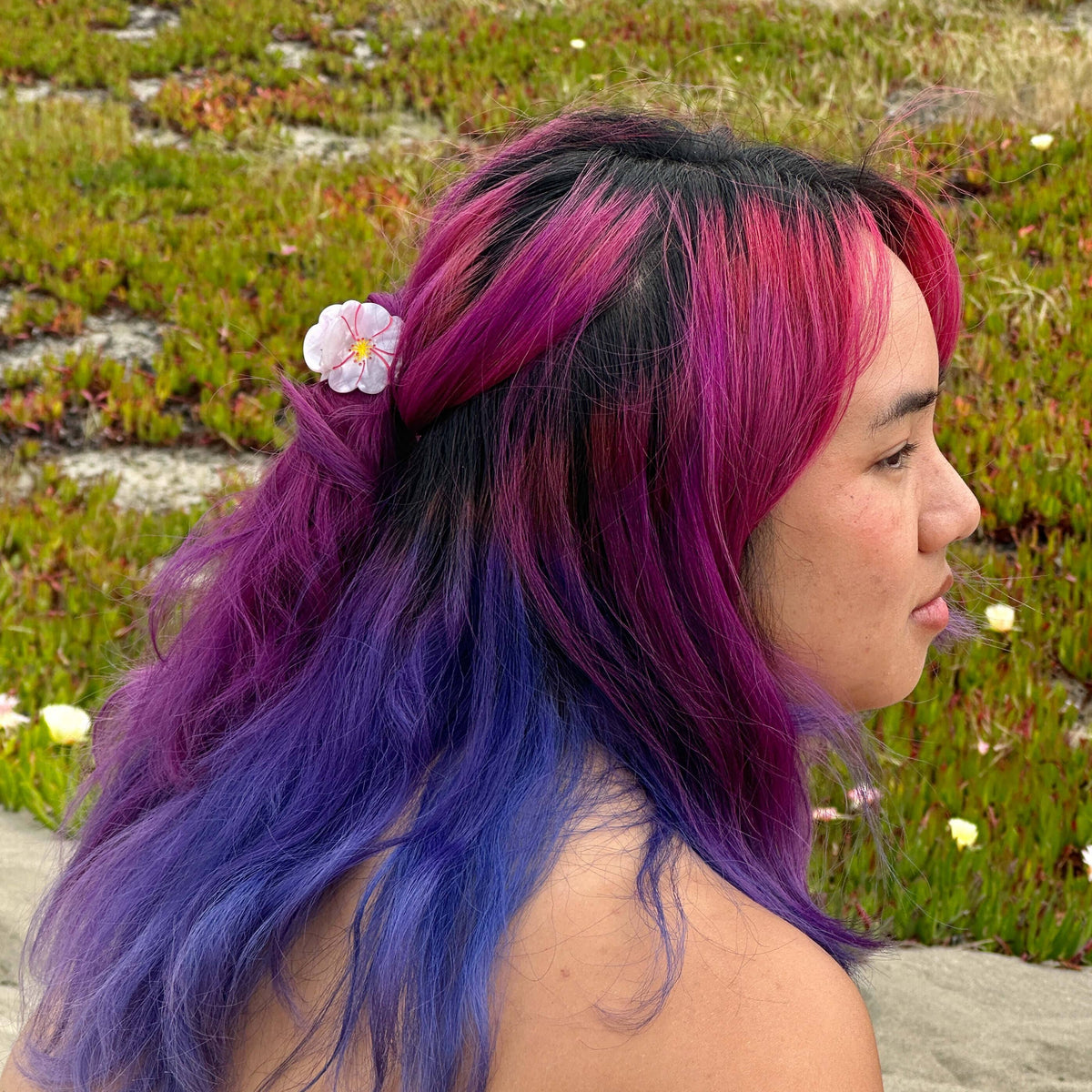 Mini Cherry Blossom Hair Claw Clip