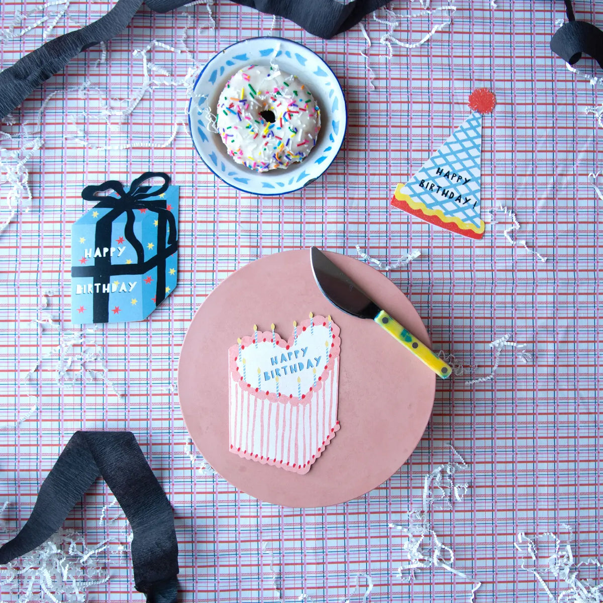 Birthday Hat Birthday Collection - Die Cut Card