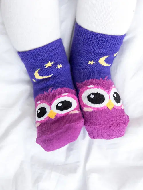 Owl Zoo Baby Animal Socks