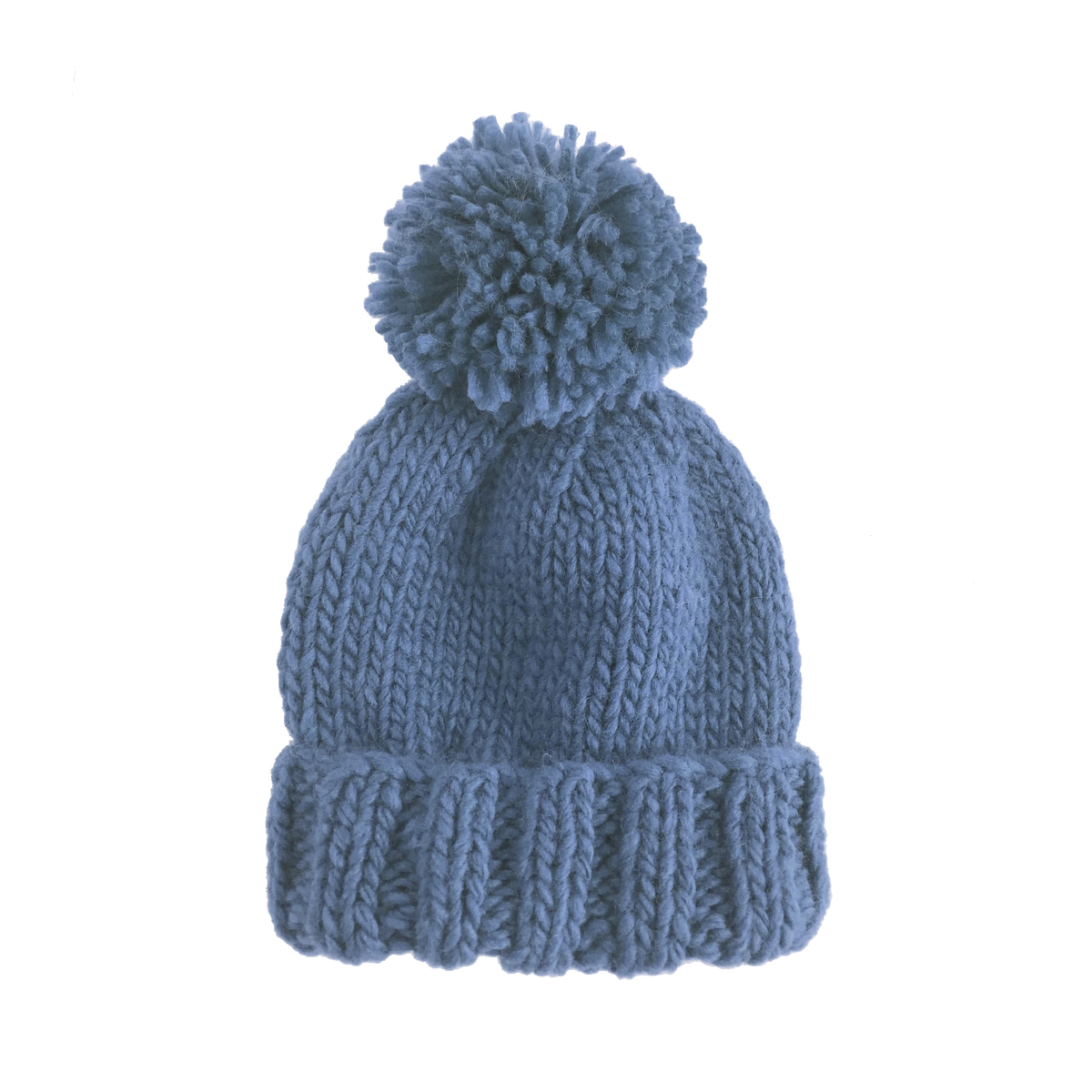 Classic Pom Hat - Blue