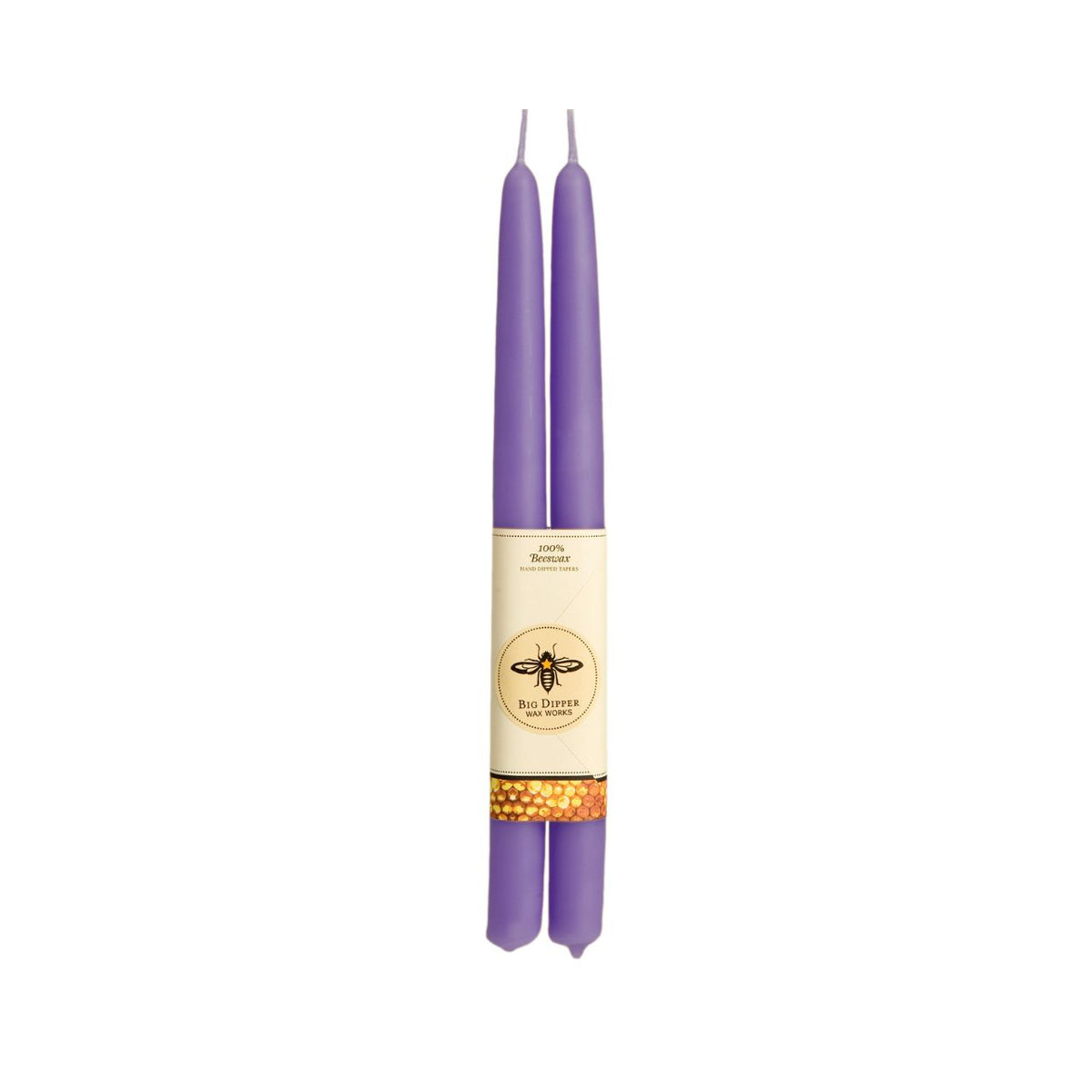 100% Pure Beeswax Tapers - Several Colors