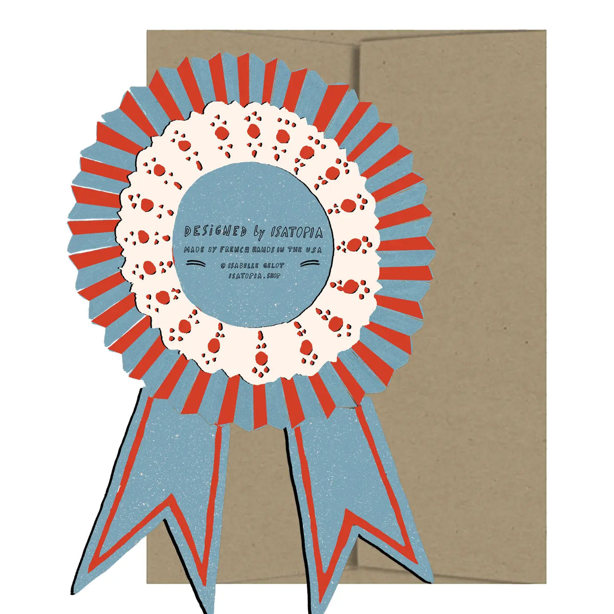 Bravo Medallion - Die Cut Card