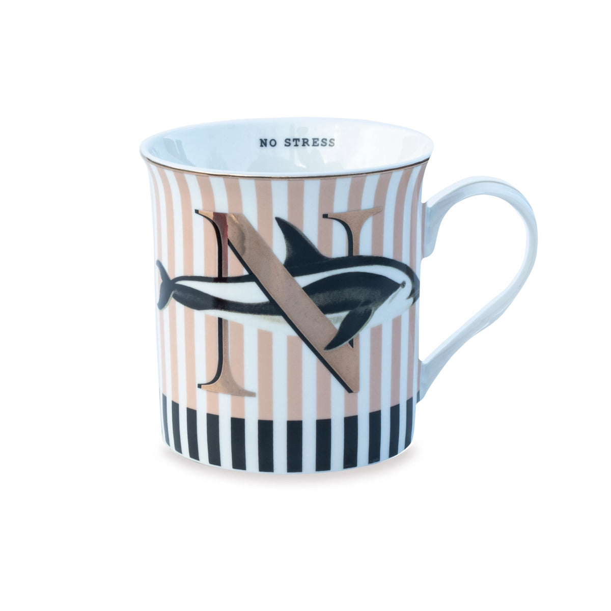 Yvonne Ellen the Gold Edition Alphabet Mugs