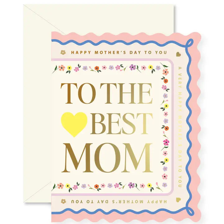Mother's Day Scallop Greeting Card