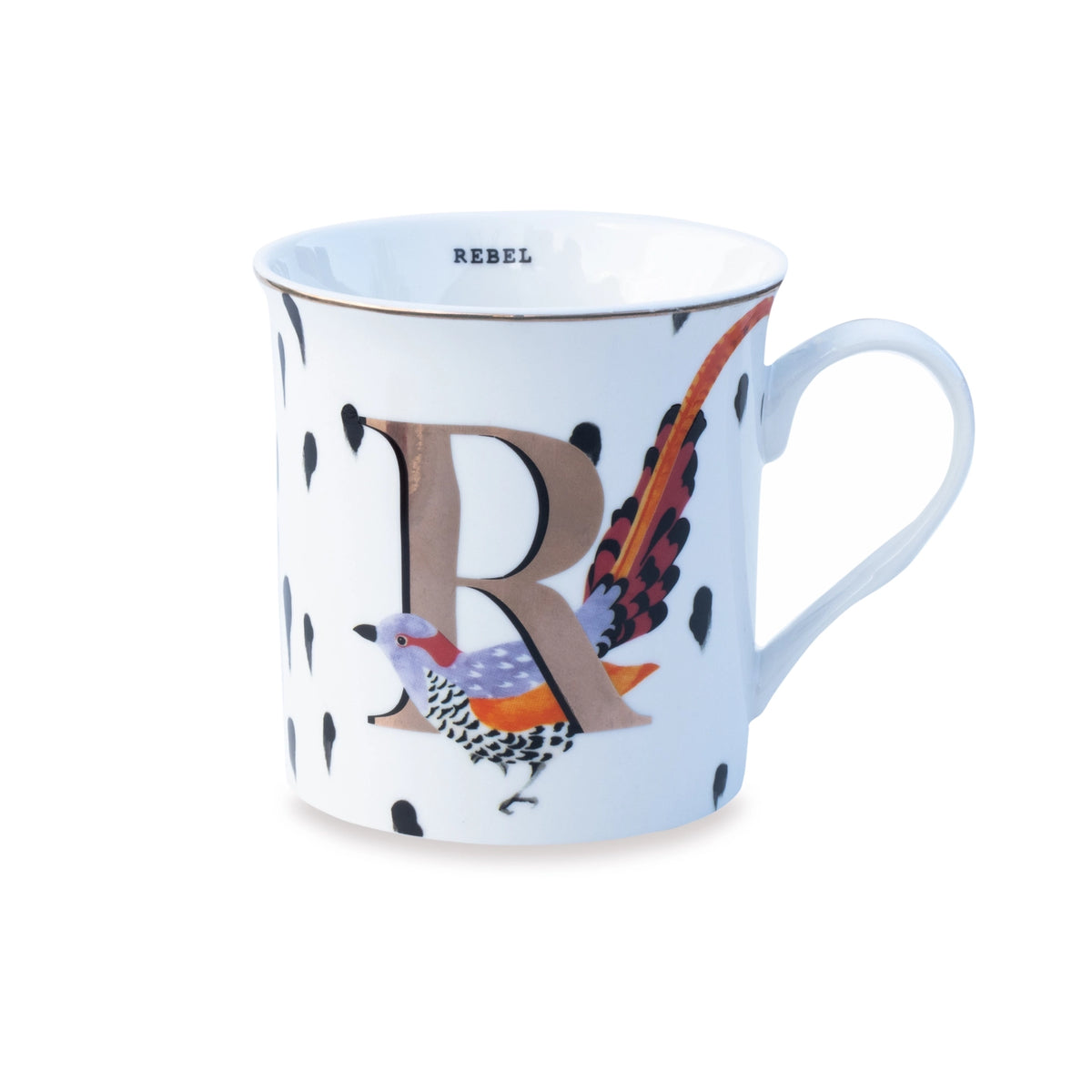 Yvonne Ellen the Gold Edition Alphabet Mugs