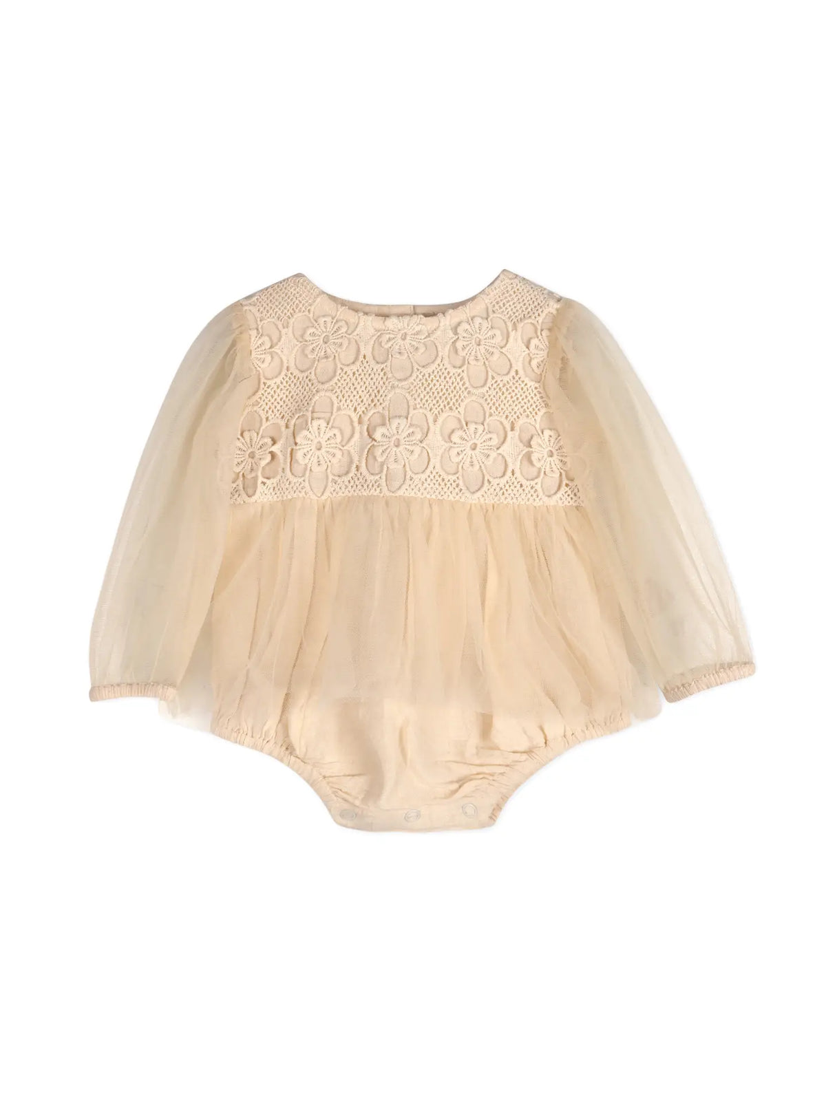 Thalia Crochet Lace Tutu Romper & Headband