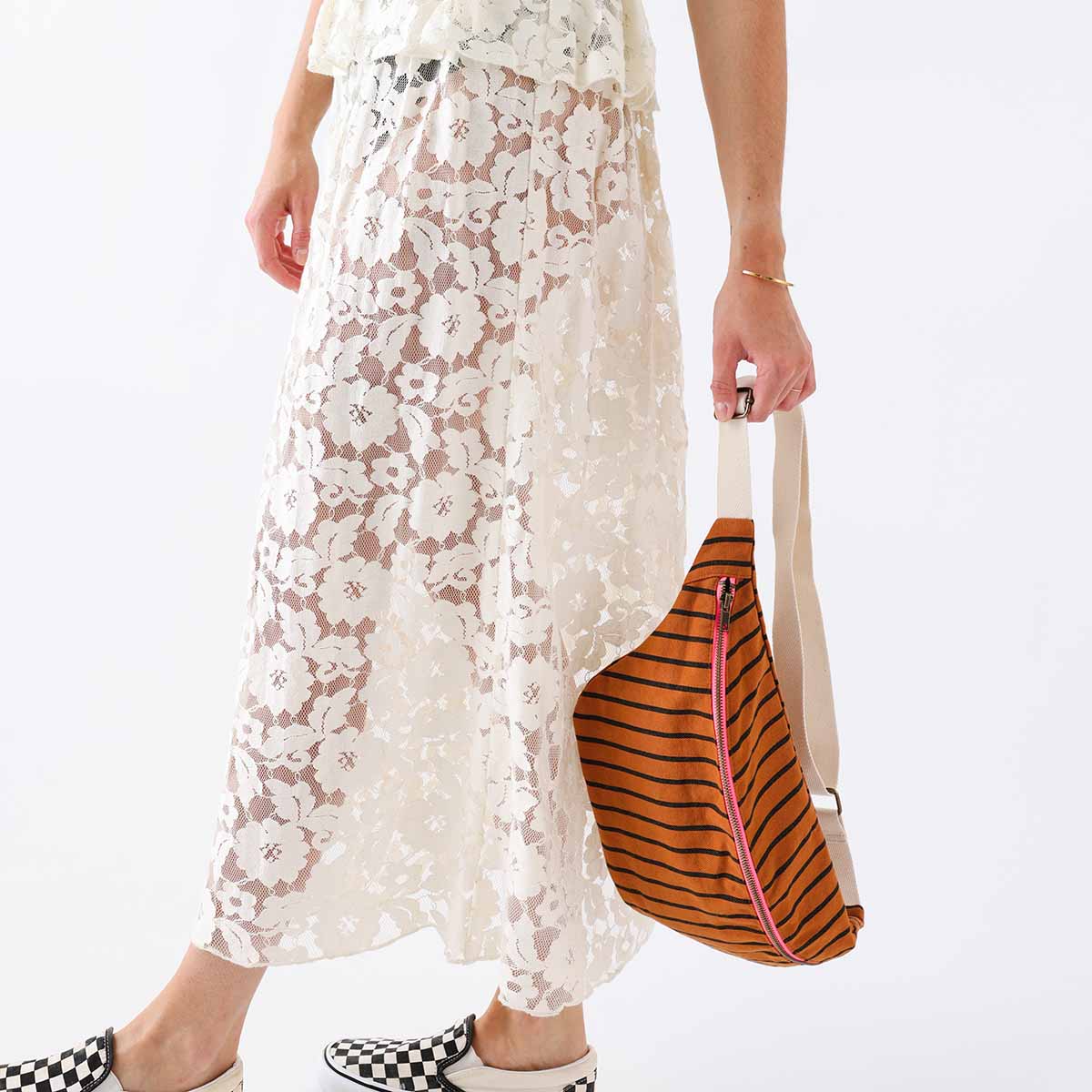 Women’s Bum Bag Stripes - Tennis/Ginger