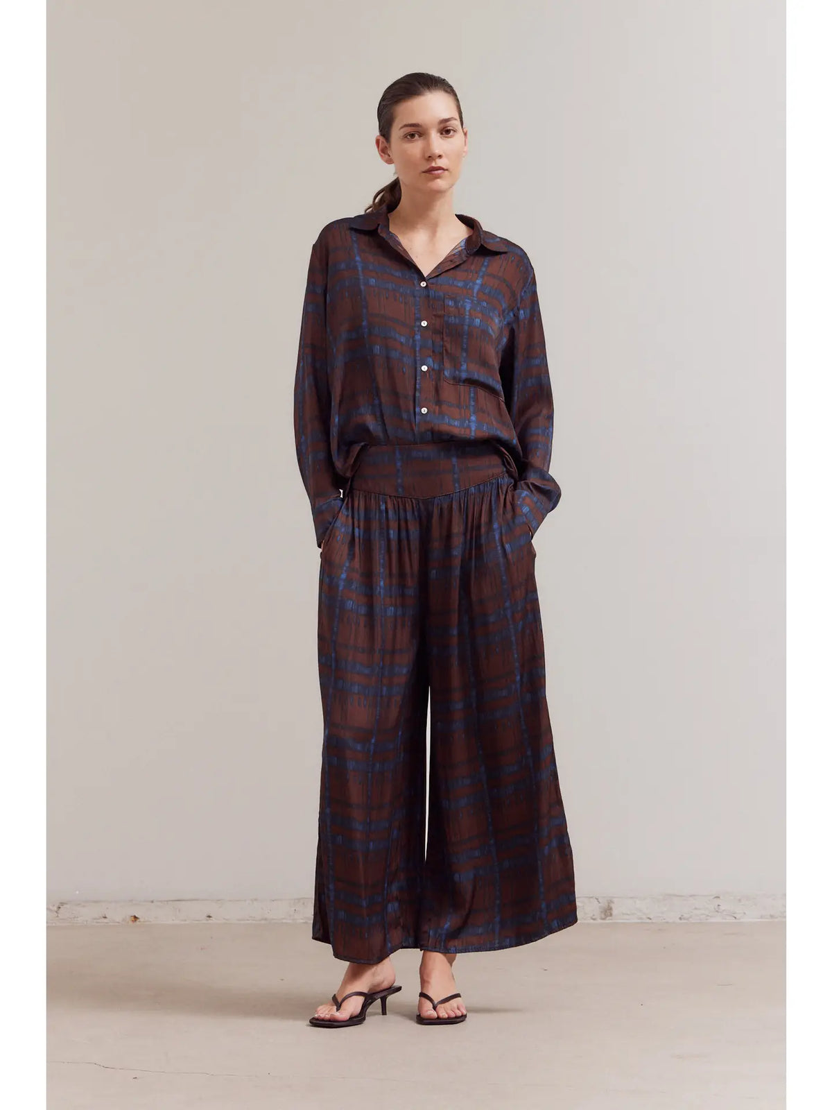 Wide Print Pants