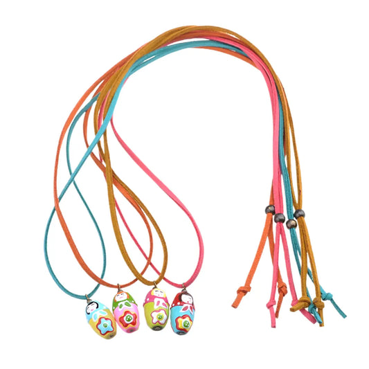 Doll Charm Pendant Necklace