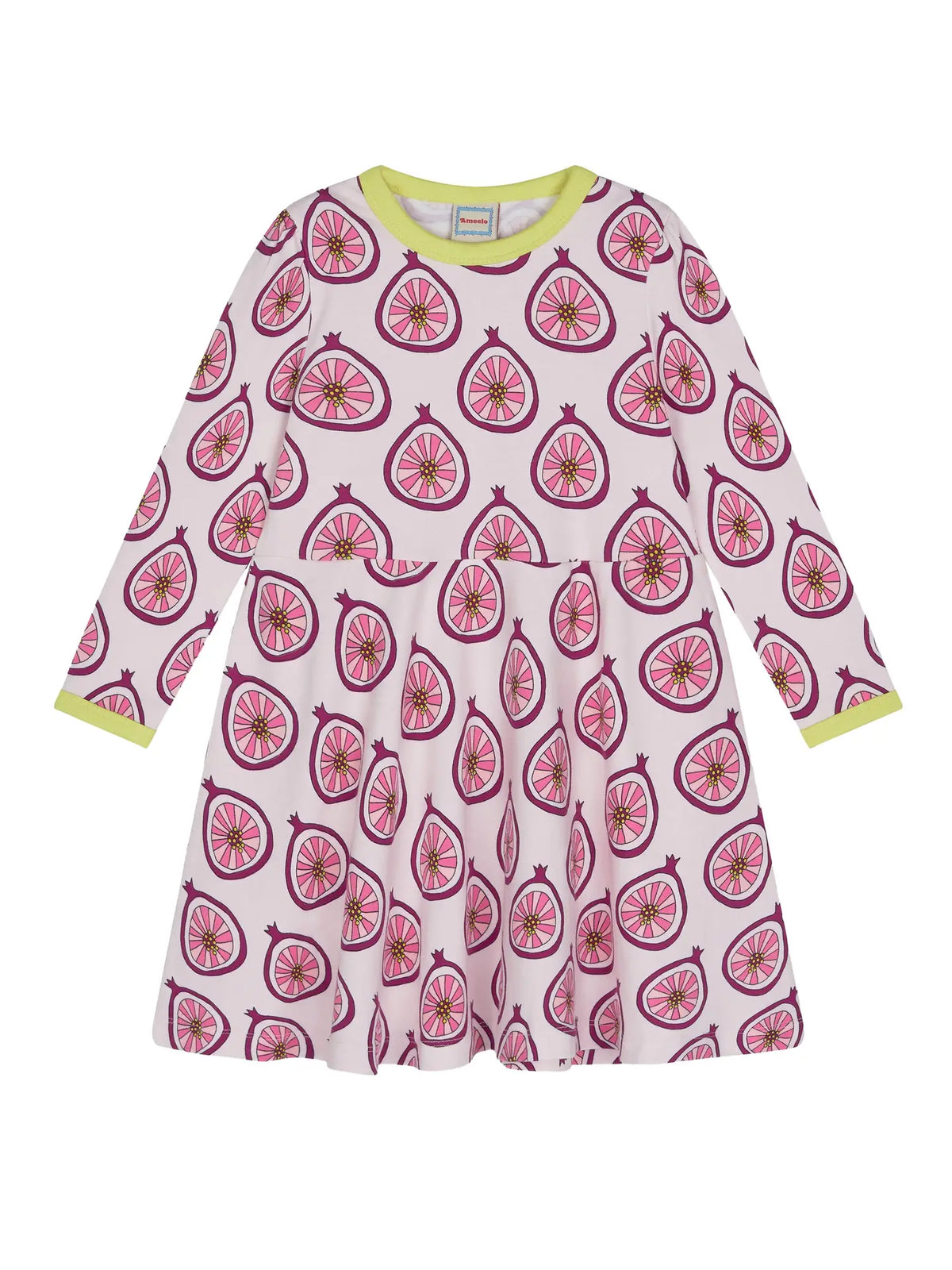 Organic Cotton Mia Dress - Pomegranate