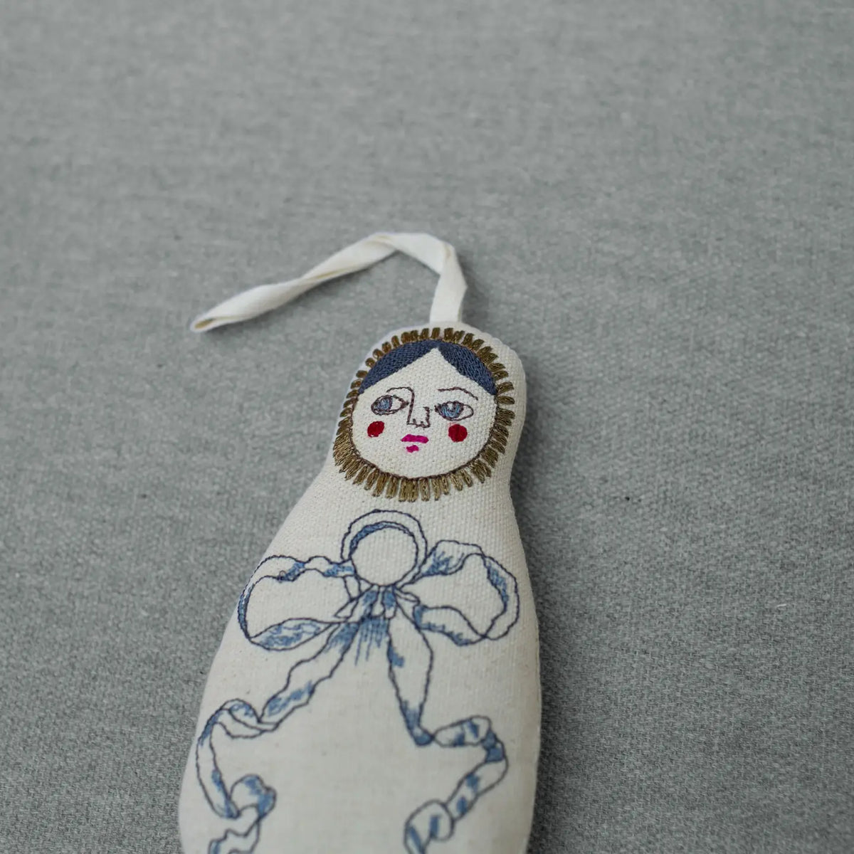 Nesting Doll Embroidered Ornament