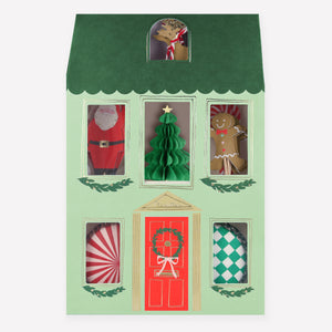 festive house cupcake kit