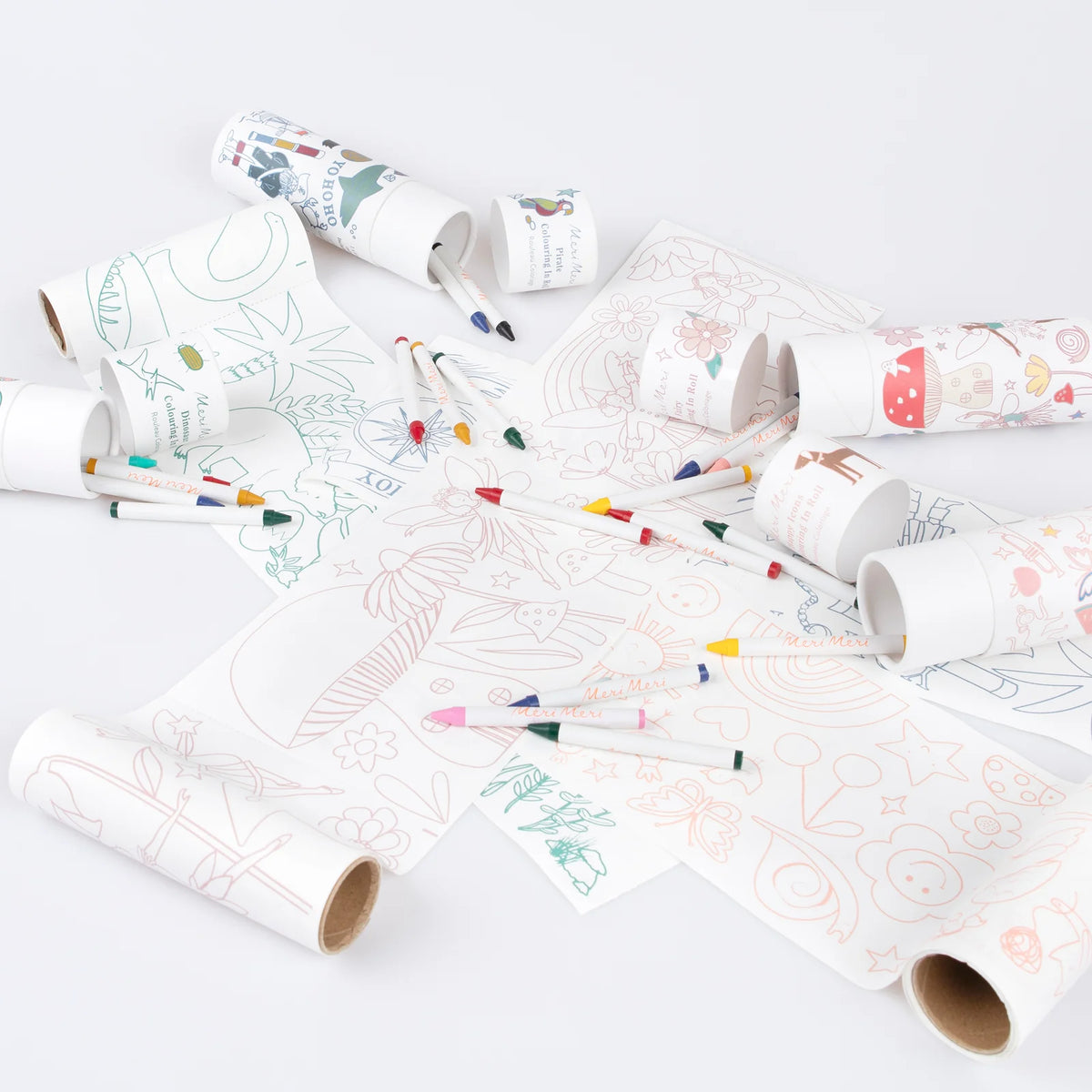 Happy Icons Coloring Roll