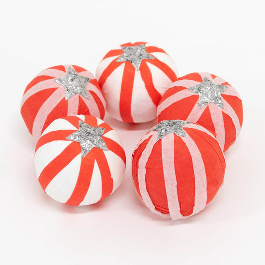 Peppermint Candy Surprise Balls (x6)