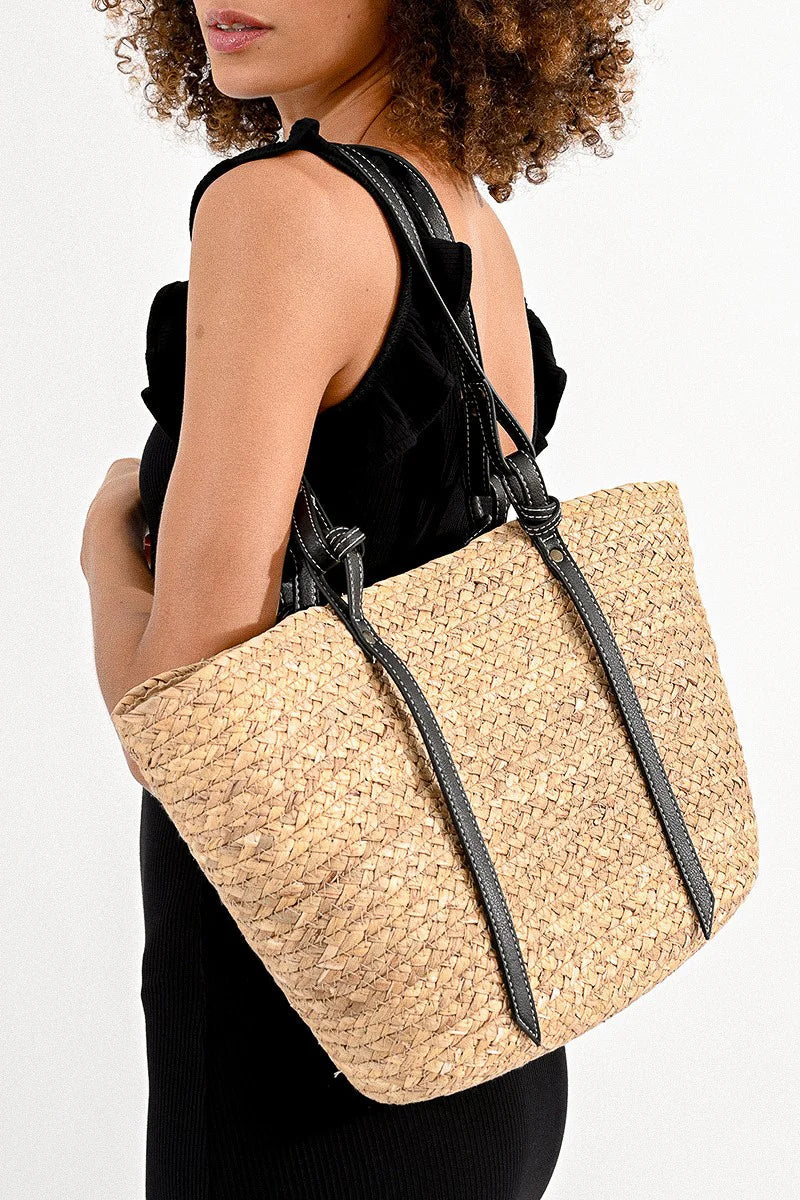 straw tote #tomatogirl