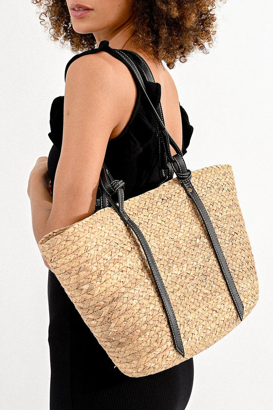 straw tote #tomatogirl