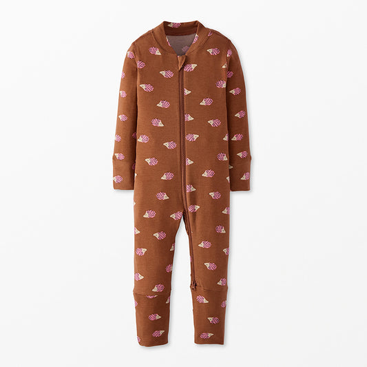 Baby 2-Way Zip Sleeper in HANNASOFT™ - Hedgy