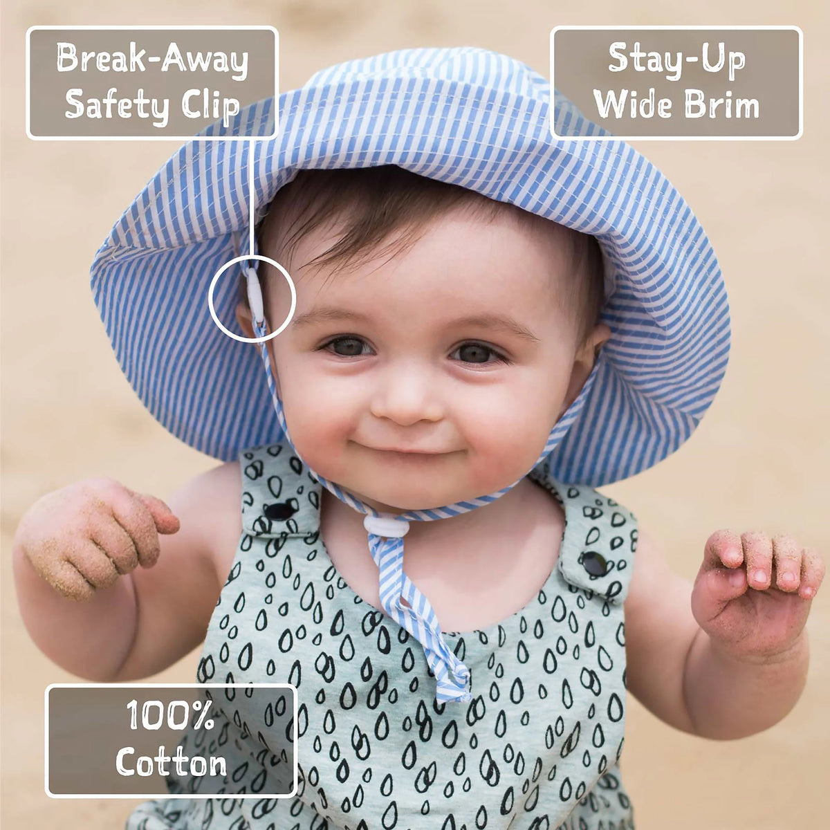 Kids Cotton Bucket Hats | Dachshund